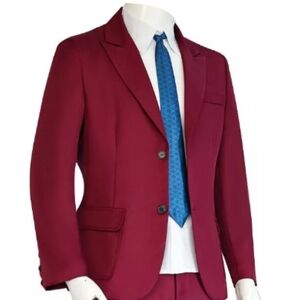 Men's Red Suit by